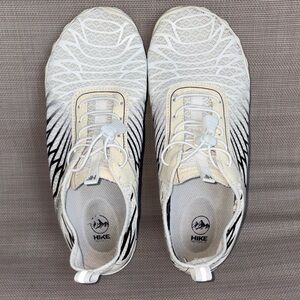 Women’s white and Black bare foot Shoes